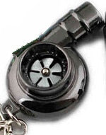 Load image into Gallery viewer, Real spining Whistle Sound Turbo keychain