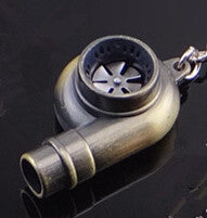 Load image into Gallery viewer, Real spining Whistle Sound Turbo keychain