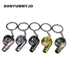 Load image into Gallery viewer, Real spining Whistle Sound Turbo keychain