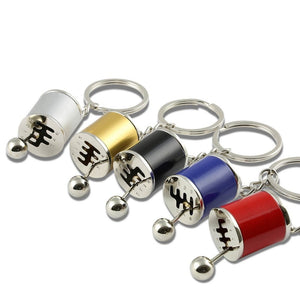 6 speed manual gearbox keychain